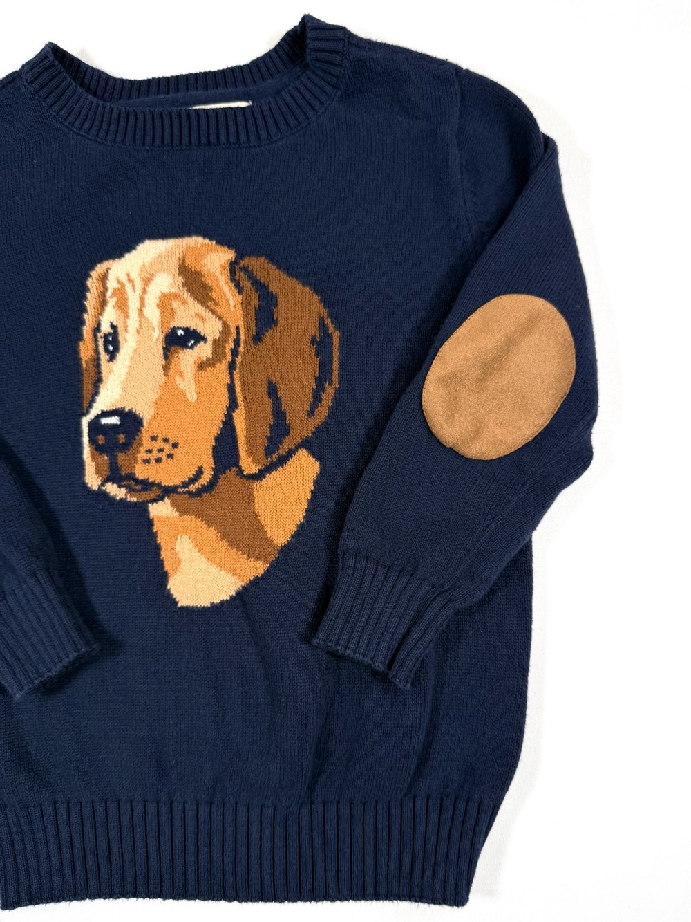 HOPE & HENRY Boys Labrador Retriever Sweater XXS 2T-3T Preppy Equestrian Prep - Picture 7 of 10